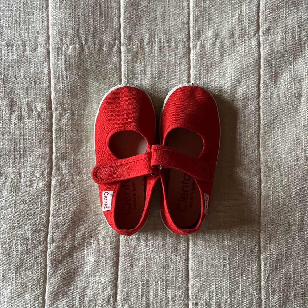 Cienta Red Kids Shoes